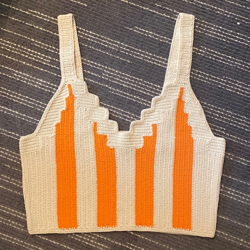 Sandro Crochet Tank